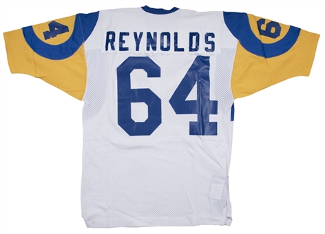 Late 1970s Jack "Hacksaw" Reynolds Game Used Los Angeles Rams Home Jersey
